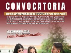 Impulsa Angélica Alvarado educación universitaria en el Distrito Local 8