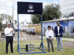 Rectora Lilia Cedillo coloca primera piedra de un nuevo edificio para la Preparatoria Lázaro Cárdenas del Río