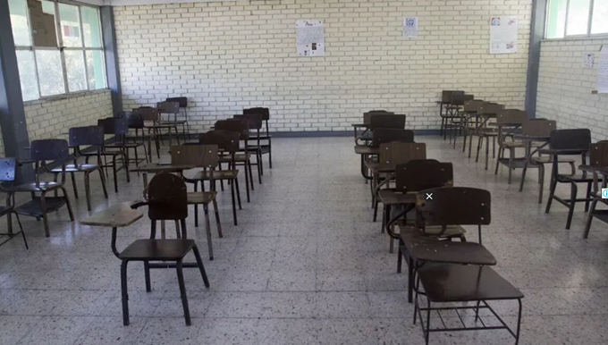 frente frio suspension de clases