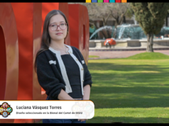 Trabajo realizado por estudiante UDLAP forma parte de la Bienal de Cartel Internacional de Estados Unidos