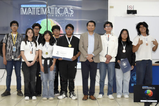 Ganan estudiantes BUAP oro en la Olimpiada Estatal de Matemáticas