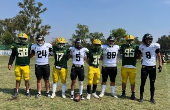 Par de Victorias para los Lagartos de Puebla en la Organización de Fútbol Americano México Oriente Créditos de Fotos: RRSS OFAMO