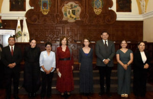 Se inaugura la Cátedra Magistral Dra. Matilde Montoya en el salón Barroco de la BUAP