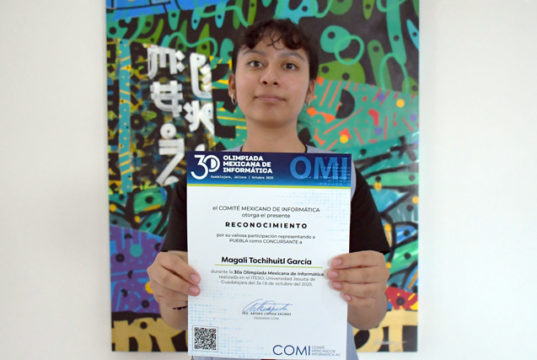 Alumna BUAP representa a México en la Olimpiada Femenil Europea de Informática