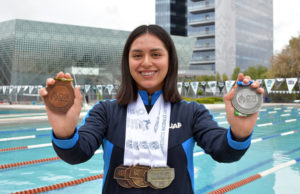 Destaca estudiante BUAP en competencias nacionales de natación