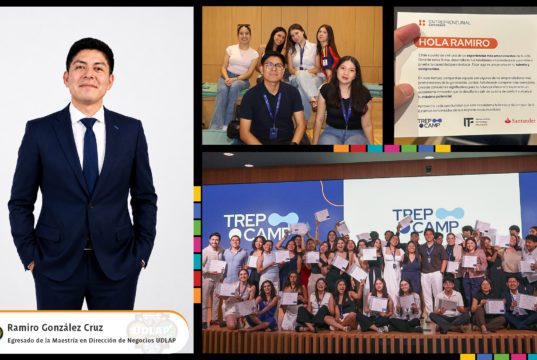 Egresado UDLAP participa en evento internacional de emprendedores globales
