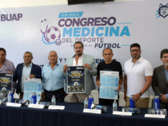 Presenta BUAP Primer Congreso Internacional de Medicina Deportiva Aplicada al Fútbol Actual