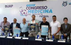 Presenta BUAP Primer Congreso Internacional de Medicina Deportiva Aplicada al Fútbol Actual