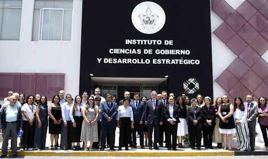 Preside Rectora Lilia Cedillo Tercer Informe de Labores en el ICGDE