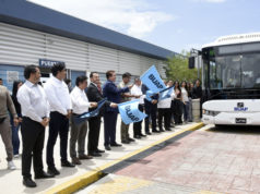 Dan banderazo de salida a nuevas unidades del Sistema de Transporte Universitario