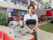 Un nuevo integrante de la IBERO Puebla: perro robot llega al campus